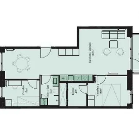 Fantastic 2-bed W Balcony In Orestaden Apartment *